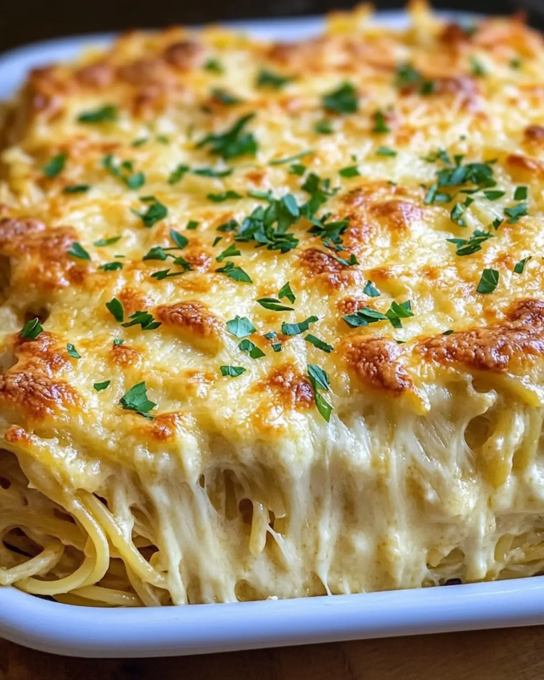Baked Cream Cheese Spaghetti Casserole Recipe