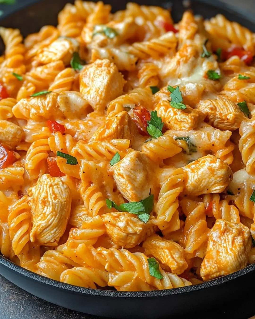 Bold & Zesty Buffalo Ranch Chicken Pasta Skillet