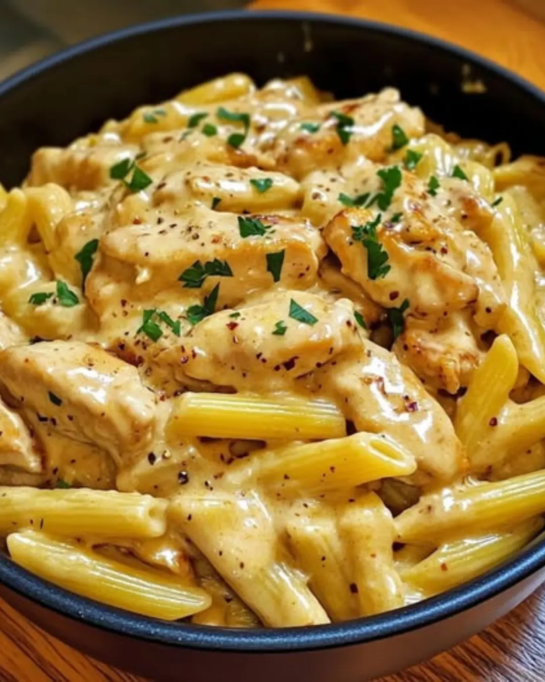 One-Pot Creamy Honey Mustard Chicken Penne